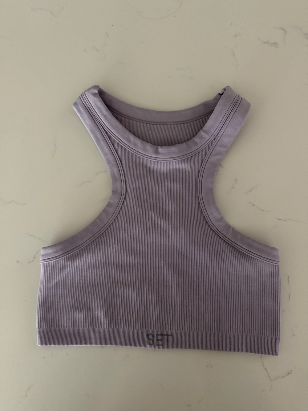 Set Active Ribbed Racerback tank